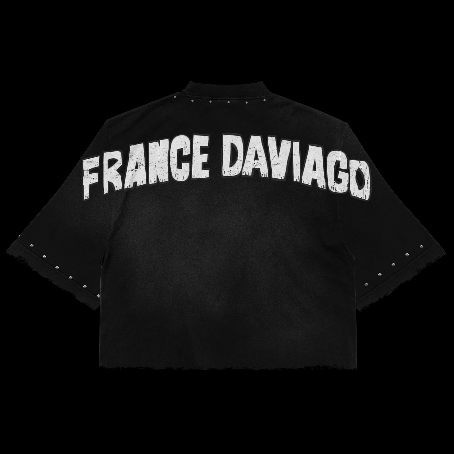 OVERSIZE Black Masket France daviago Tee
